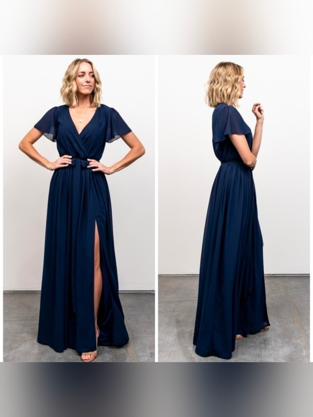 Baltic Born Kristina Maxi Dress Navy